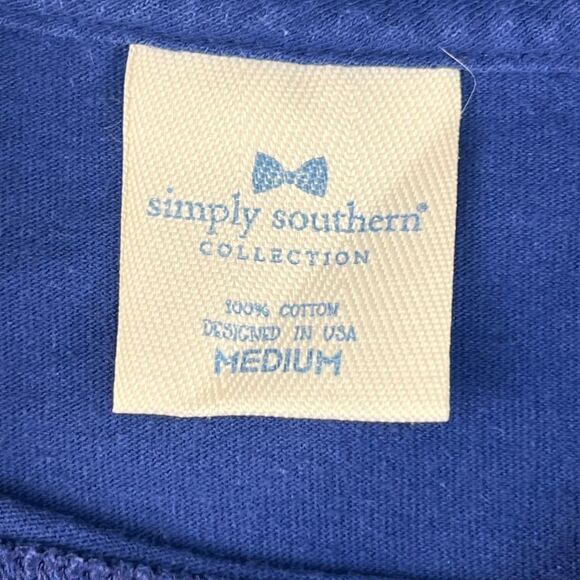Simply Southern There Medium Blue Camping Graphic Print Adventure Seeker Tee - Picture 7 of 8